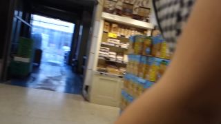 Fucks Cucumber and Squirts In Supermarkets - Public-5