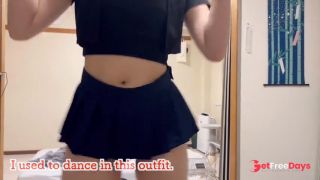 [GetFreeDays.com] I gave his dick a glove handjob in a miniskirt and navel outfit Sex Film June 2023-1