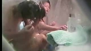 Asian women in a public bath Public!-2