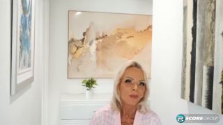 Sucks Big-titted 65-year-old Summer Angel demonstrates how she sucks cock and fucks-0