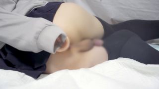 Asian Girl Porn ディルドで女装アナルオナニー 触れずにトコロテン射精-0