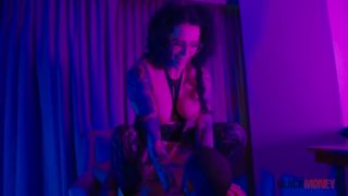 Glasses Big Juicy Tits and Ass Tattooed Latina Milf Fucking and Riding Bbc Monster-0