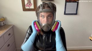 video 47 cerita femdom fetish porn | Nina Crowne – Masked & Gloved Stink Intervention | jerkoff instructions-7
