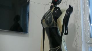 Total enclosure striptease – Xozt latex studio | catsuits | blowjob real daughter blowjob-0