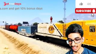 Can We Stop The Train in GTA 5  Hindi Gameplay-7