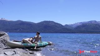 Horny Teen Couple gets Caught having Sex on Public Beach - Huge Cumshot Amateur-2