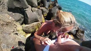 MEGA-FANS__wet kelly blowjob and sex on the sea shore full hd-0