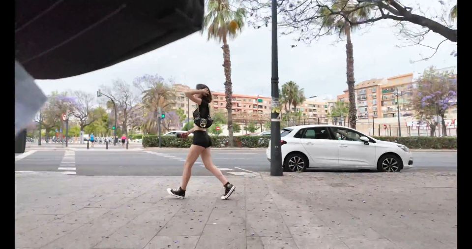 BralessForever Elfa: Nude in Black Sheer Top QuadHD!