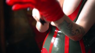 free adult clip 24 Miss Ellie Mouse – How to Put on a Red Latex Glove on brunette girls porn bdsm femdom handjob-4