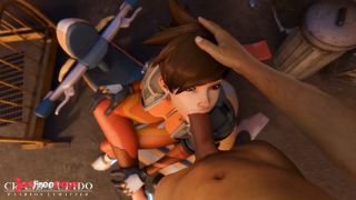 [GetFreeDays.com] Compilation Tracer cant stop Sucking Big Dicks Grand Cupido Overwatch   Sex Stream March 2023-0