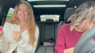 Serenity Cox And Nadia Foxx Take On Another Drive Thru With The LushS On Full Blast 1080p-0