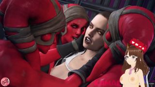 6272 Rey From Star Wars In A Foursome, Each Hole Is Full With...-4