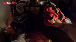 Fat Ass Neighbor comes over to borrow cord and gets Stuck and Fucked-5