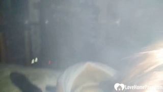 Masked Redhead Wife Loves Slurping On A Long Hard Cock - L0veH0meP0rn - Homemade-2