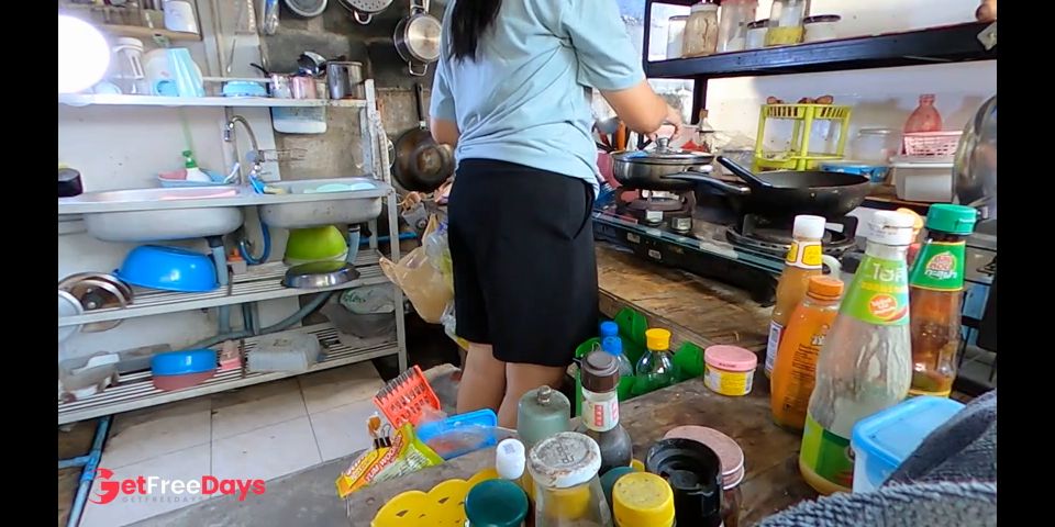 [GetFreeDays.com] Amateur Thai couple have sex in the kitchen while the wife is cooking. Cam 1-1 Adult Film October 2022