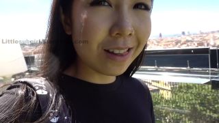 Littlesubgirl - littlesubgirl restauran public facial cum walk squirt - Facial-4