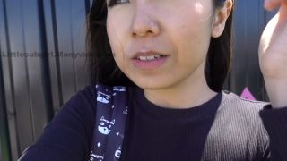 Littlesubgirl - littlesubgirl restauran public facial cum walk squirt - Facial-7