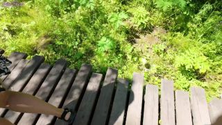 Letty Black - Remote controled vibrator in park - Sweet milf gets an orgasm-4