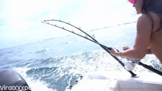 Big Ass porn Emily Rinaudo Emily Rinaudo Fishing and Lesbian Nude Tease on Boat Onlyfans Video-6