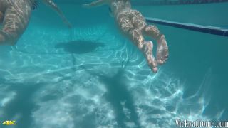 [Rachel Storms] Vicky at home with rachel storms in big titty pool party-0