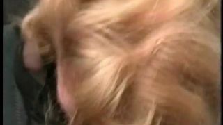 Older blonde Sandy McNeil sucks a mean cock so good Hairy-0