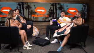 7190 SURPRISE THREESOME BREAKS OUT DURING PODCAST Ft  Cherie ...-8