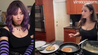 Sweet Anita, Anita Sweet Anita Exposed her Tits while cooks in a skimpy outfit video.  fun-4