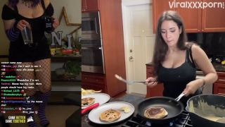 Sweet Anita, Anita Sweet Anita Exposed her Tits while cooks in a skimpy outfit video.  fun-6