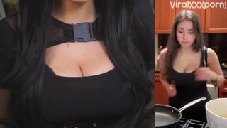 Sweet Anita, Anita Sweet Anita Exposed her Tits while cooks in a skimpy outfit video.  fun-9