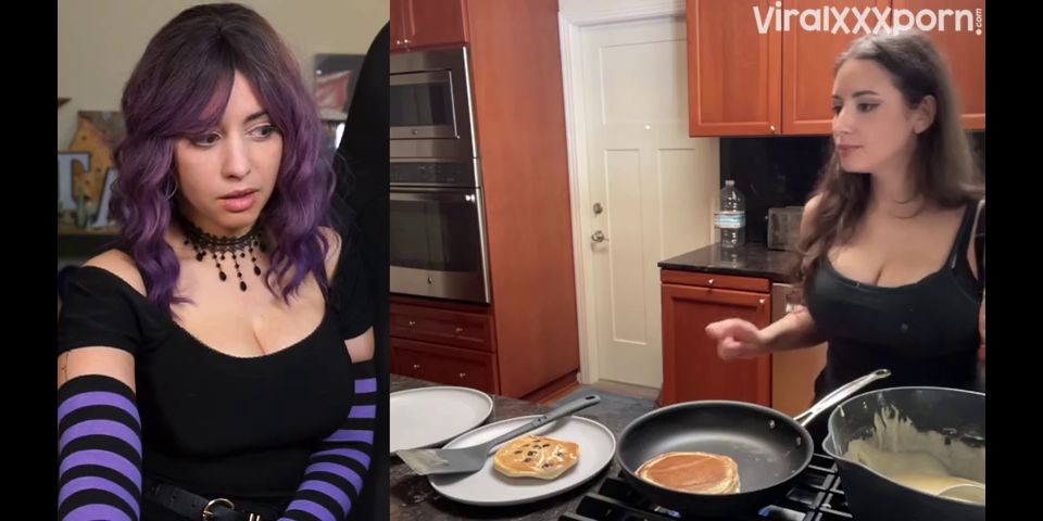 Sweet Anita, Anita Sweet Anita Exposed her Tits while cooks in a skimpy outfit video.  fun