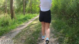 Wife Masked Fantasy Public Clit Pump Outdoor Video Sex Do...-5