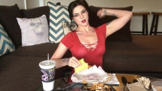 porn clip 38 superb femdom TheJennaKitten – Taco Bell Mukbang and Gas Explosions, findom on femdom porn-4