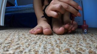 porn clip 33 Painting my toes | fingering | fetish porn gay foot fisting-1