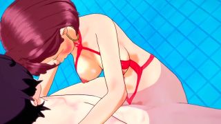 Japanese Momo Ayase Poolside Fuck-6
