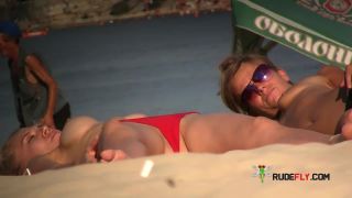 Here we are on our first trip to the nude strand  2-2