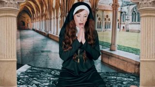 free porn video 41 Infinitywhore0 - Horny Nun Desecrates Her Holy Bible and Crucifix | masturbation instruction | femdom porn dirty feet fetish-0