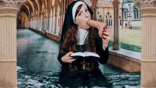 free porn video 41 Infinitywhore0 - Horny Nun Desecrates Her Holy Bible and Crucifix | masturbation instruction | femdom porn dirty feet fetish-2