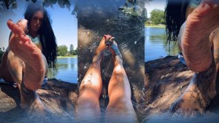  Mistress Raven FD - WORSHIP MY RIVER FEET - Dirty  Desi Desi-5