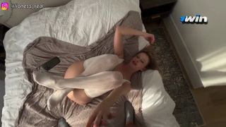 Russian My Little Stepsister Shared Her Bed with Me on Vacation. Wet Pussy Family The...-1