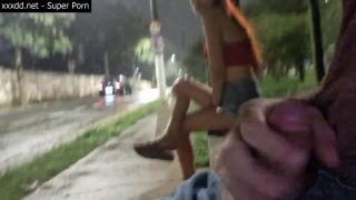 Unknown - Exhibitionist Jerks Off Near A Girl At A Bus Stop (Amateur porn)-1