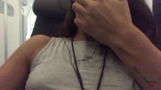 FablazedI'm In A 8hr Flight, What Do I Do¿ Touch Myself And Play In The Airplane - 1080p-0