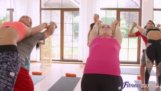 Yoga Class with Vinna Reed & George Uhl Ends with Hot Creamp-3