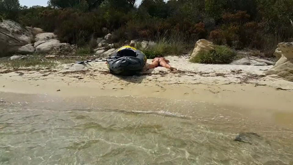 Hot Pussy Flashing On Public Beach