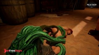 Monster Stable Ep 3  Milking The Tentacle Monster  Monster Fucking  3D Animated  Wild Life-6