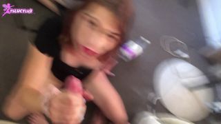 online clip 41 [Pornhub] Lucyylux - Tslucylux Sensually Blows Cock And Recieves Huge Cumshot To Face | fetish | hardcore porn sloppy dildo blowjob-6