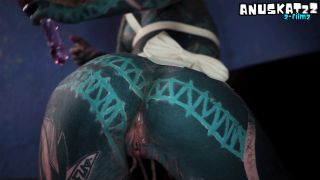 [K2S.CLUB] Anuskatzz - Anal masturbation und squirt - Tattoo Mädchen in latex - FullHD 1080P-3