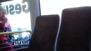 Horny voyeur jerks off on a public bus-0