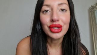 free online video 46 femdom butt plug tattoo | Tattooed Temptress – Obey My Big Red Lips | lipstick fetish-3