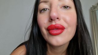 free online video 46 femdom butt plug tattoo | Tattooed Temptress – Obey My Big Red Lips | lipstick fetish-6