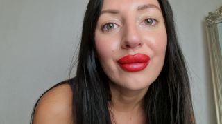 free online video 46 femdom butt plug tattoo | Tattooed Temptress – Obey My Big Red Lips | lipstick fetish-7